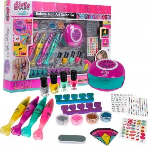 Ramiz Zestaw do manicure dla dziewczynki 6+ Salon piękności 20 el. Lakiery + Pisaki do paznokci 3