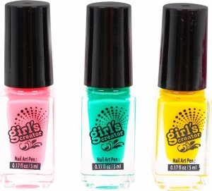 Ramiz Zestaw do robienia paznokci dla dziewczynki 5+ Suszarka do paznokci Maszynka do brokatu Lakiery 15 el. 4