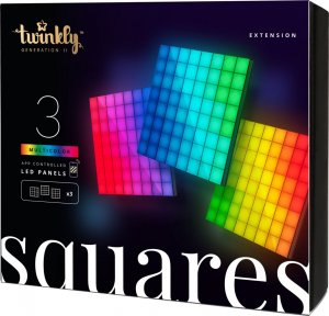 Twinkly Squares Extension Kit 3 Blocks (extension) RGB LED modułowe panele dekoracyjne 2