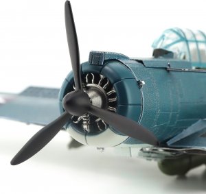 Piececool Piececool Puzzle Metalowe Model 3D - Samolot Bombowiec SBD Dauntless 5