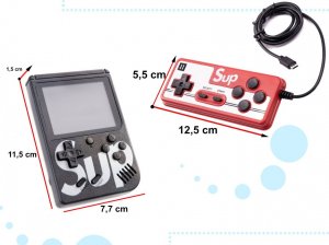 Kontext Konsola przenośna mini do gier retro pad czarna 3