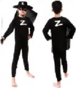 Kontext Kostium strój Zorro rozmiar M 110-120cm 1
