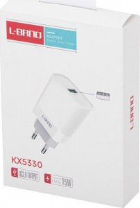 Ładowarka Kontext Ładowarka sieciowa szybkie ładowanie 15W L63 biała 5