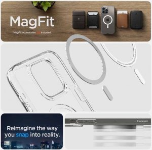 Spigen Spigen Ultra Hybrid Mag MagSafe - Etui do Apple iPhone 14 Pro (Biały) 11