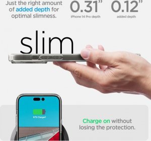 Spigen Spigen Ultra Hybrid Mag MagSafe - Etui do Apple iPhone 14 Pro (Biały) 12
