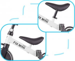 Rowerek biegowy Kontext Trike Fix Mini 3w1 biały 4