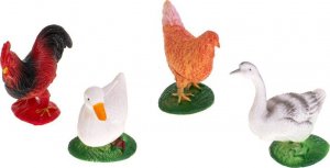 Figurka Kontext Figurki zwierzęta zagrodowe zestaw krowa koń 12szt 2