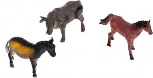 Figurka Kontext Figurki zwierzęta zagrodowe zestaw krowa koń 12szt 4