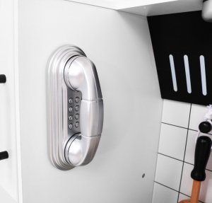 Ramiz Drewniana Kuchnia Z Efektami Światła I Dźwięku Szara 2