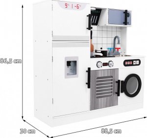 Ramiz Drewniana Kuchnia Z Efektami Światła I Dźwięku Szara 11