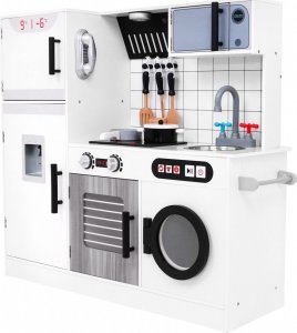 Ramiz Drewniana Kuchnia Z Efektami Światła I Dźwięku Szara 12