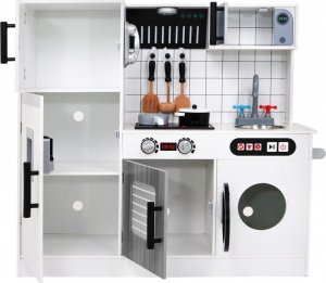 Ramiz Drewniana Kuchnia Z Efektami Światła I Dźwięku Szara 7