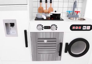 Ramiz Drewniana Kuchnia Z Efektami Światła I Dźwięku Szara 9