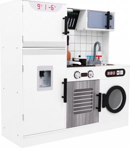 Ramiz Drewniana Kuchnia Z Efektami Światła I Dźwięku Szara 10