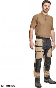 CERVA KEILOR - spodnie - beżowy 54 4