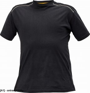 CERVA KNOXFIELD - t-shirt - antracyt/pomarańczowy XS 1