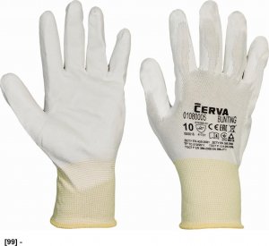 CERVA BUNTING - rękawice mechaniczne powlekane 10 2