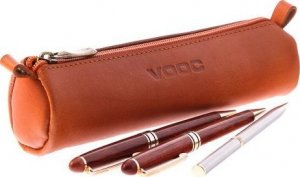 Piórnik VOOC Piórnik na długopisy VOOC Vintage P9 COGNAC 9