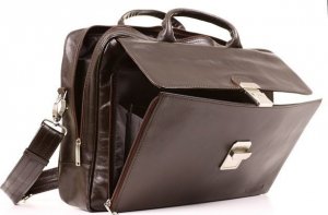 Torba VOOC Torba skórzana na laptopa 15,6" EP8 BROWN 12