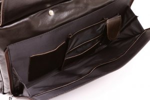 Torba VOOC Torba skórzana na laptopa 15,6" EP8 BROWN 7