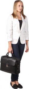 Torba VOOC Torba skórzana na laptopa 15,6" EP8 BLACK 21