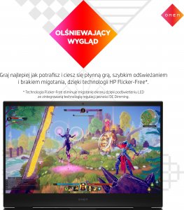 Laptop HP OMEN 16-b0126nw i7-11800H / 16 GB / 1 TB / RTX 3060 / W11 / 144 Hz (5B7U8EA) 18