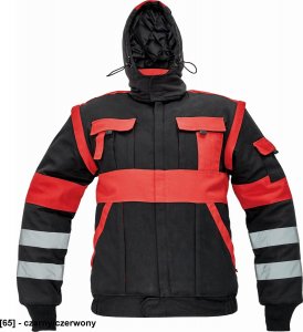 CERVA MAX WINTER RFLX WINTER JACKET - kurtka - czarny/czerwony 56 1