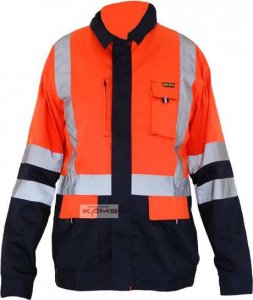 Consorte MARS - bluza fluorescencyjna pomarańczowa z pasami odblaskowymi - 10 rozmiarów. 176A 1