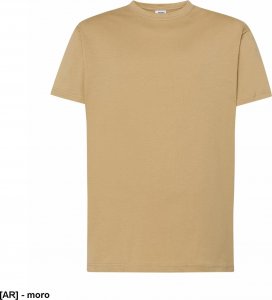 JHK T-shirt JHK TSRA 150 - męski z krótkim rękawem wzmocniony lycrą ściągacz, 100% bawełna, 155-160g - moro M 1