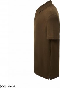 JHK PORA 210 - męskie polo z krótkim rękawem 100% stabilizowana bawełna, 200- 210g - KHAKI XS 3