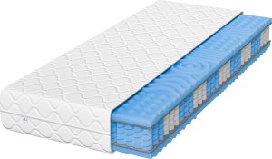 Tompol Materac 140x200 sprężynowy kieszeniowy masujący Hyperelastic 26 cm wygodny 2