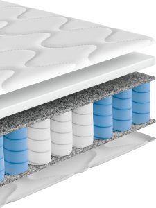 Tompol GOLF 80 x 200 x 14 cm Materac do łóżka kieszeniowy 9 stref 3