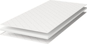 Tompol Pur 5 cm 120x200 Materac nawierzchniowy z pianką, z pokrowcem, wygodny H3	 2