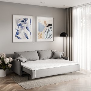 Tompol Materac piankowy z pikowanym pokrowcem średniotwardy 160x200 PUR 4cm 4