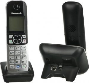 Telefon stacjonarny Panasonic PANASONIC KX-TG6812 Grey Duo 1