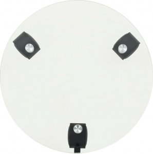 vidaXL vidaXL Podstawki pod doniczki, na kółkach, 4 szt., 28 cm, szklane 3