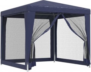 vidaXL vidaXL Namiot z 4 ścianami z siatki, niebieski, 2,5x2,5 m, HDPE 2