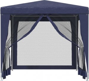 vidaXL vidaXL Namiot z 4 ścianami z siatki, niebieski, 2,5x2,5 m, HDPE 3
