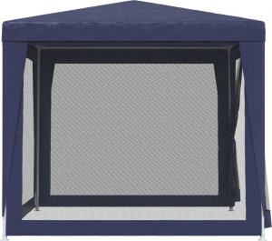 vidaXL vidaXL Namiot z 4 ścianami z siatki, niebieski, 2,5x2,5 m, HDPE 4