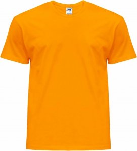 JHK T-shirt JHK TSRK 150 - dziecięca/młodzieżowa z krótkim rękawem wzmocniony lycrą ściągacz, 100% bawełna, 155g - biały. 7-8 1