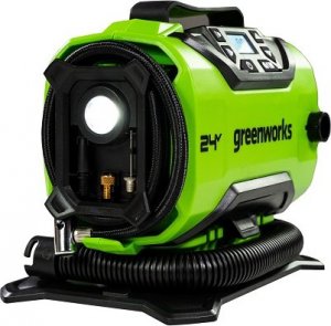 Kompresor samochodowy Greenworks 24V minikompresor Greenworks G24IN 4