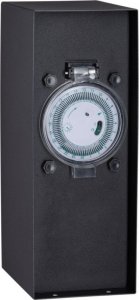 Paulmann Outdoor kolumna z gniazdami prograMator czasu IP44 230V Stal szlachetna Antracyt 2