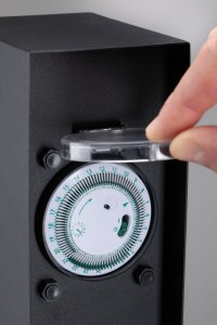 Paulmann Outdoor kolumna z gniazdami prograMator czasu IP44 230V Stal szlachetna Antracyt 10