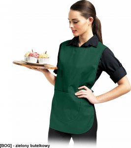 R.E.I.S. TN-1K - tunika dla gastronomi damska z kieszenią - zielony butelkowy XL 1