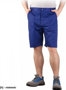 R.E.I.S. YES-TS - Spodnie ochronne do pasa z krótkimi nogawkami - niebieski L 1