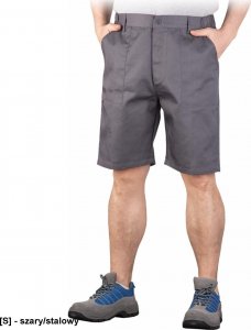 R.E.I.S. YES-TS - Spodnie ochronne do pasa z krótkimi nogawkami - szary/stalowy 2XL 1