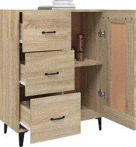 vidaXL vidaXL Komoda, dąb sonoma, 69,5x34x90 cm, materiał drewnopochodny 5