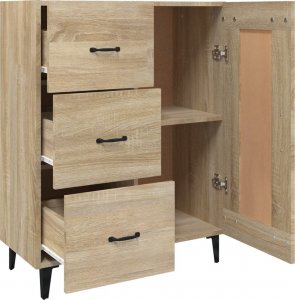 vidaXL vidaXL Komoda, dąb sonoma, 69,5x34x90 cm, materiał drewnopochodny 6