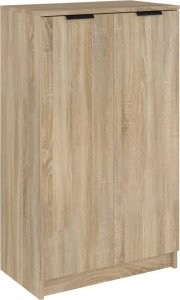 vidaXL vidaXL Szafka na buty, dąb sonoma, 59x35x100cm,materiał drewnopochodny 2