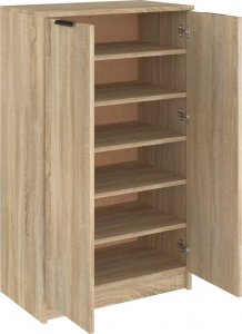 vidaXL vidaXL Szafka na buty, dąb sonoma, 59x35x100cm,materiał drewnopochodny 6